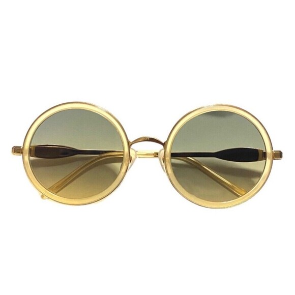 Wildfox Sun-Ryder Gold Pearl Sunglasses Round Frames New In Box W/ Case N Cloth! main image 4